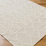 Ishani Hand-Woven Global Wool Beige Rug