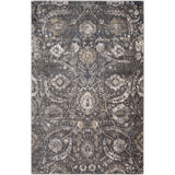Aarya Vintage Oriental Boho Black Rug