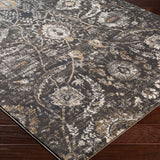 Aarya Vintage Oriental Boho Black Rug