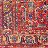Doina Vintage Oriental Boho Sky Burnt Orange Rug - Image 7