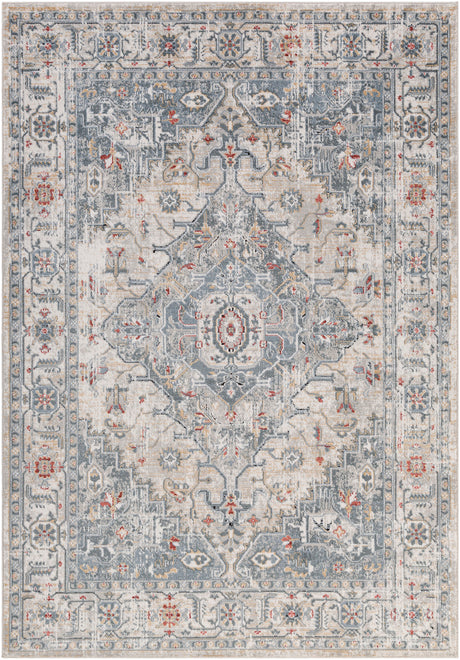 Dalila Vintage Oriental Boho Medium Grey Rug - Image 1
