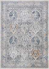Camila Vintage Oriental Boho Light Grey Rug