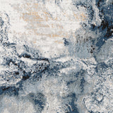 Emma Abstract Modern Marble Dark Blue Rug - Image 8