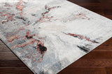 Emma Abstract Modern Marble Medium Grey Rug - Image 6