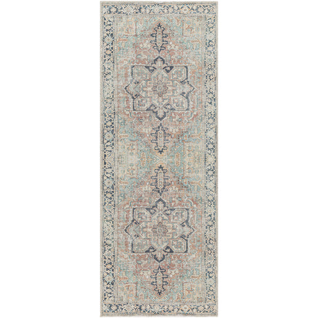 Dido Machine Washable Traditionnal Boho Sage Rug - Image 1
