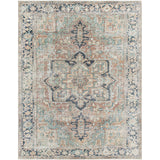Dido Machine Washable Traditionnal Boho Sage Rug
