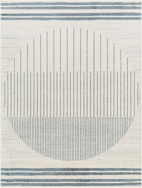 Enso Machine Washable Geometric Beige Rug - Image 1