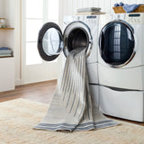 Enso Machine Washable Geometric Beige Rug - Image 8