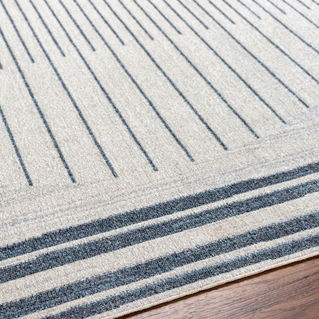 Enso Machine Washable Geometric Beige Rug - Image 3