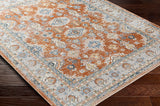 Avni Machine Washable Oriental Boho Burnt Orange Rug