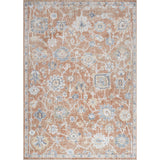 Ruby Machine Washable Oriental Boho Burnt Orange Rug