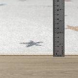 Stella Kids Machine Washable Multicolour/Beige Bedroom Rug