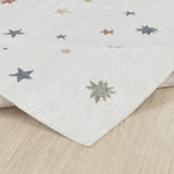 Stella Kids Machine Washable Multicolour/Beige Bedroom Rug