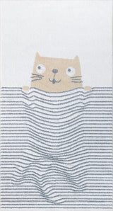 Catnap Kids Machine Washable Brown/Beige Bedroom Rug