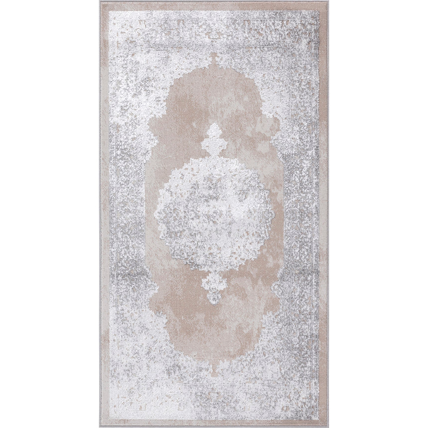 Defne Vintage Oriental Boho Beige/White Rug