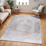 Defne Vintage Oriental Boho Beige/White Rug