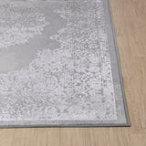 Defne Vintage Oriental Boho White/Grey Rug - Image 5