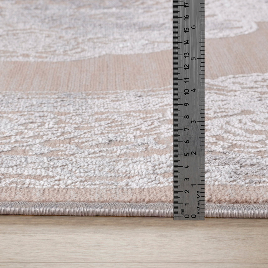 Azra Vintage Oriental Boho Beige/White Rug