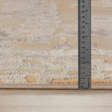 Martina Abstract Modern Marble Beige/White Rug