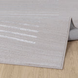 Kaysa Scandi Modern Beige/White Striped Rug