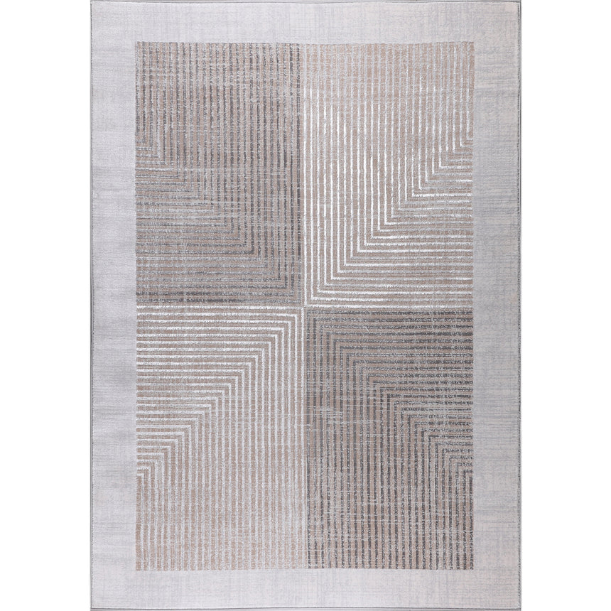 Aitana Scandi Modern Beige/White Rug