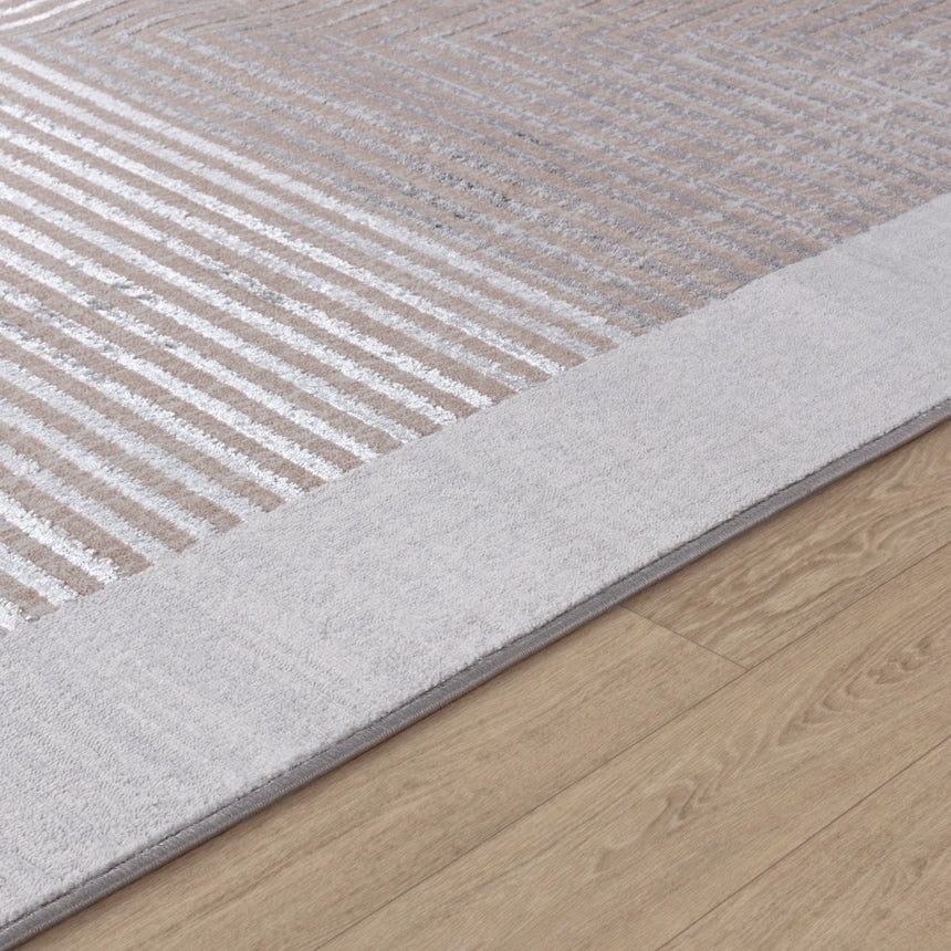 Aitana Scandi Modern Beige/White Rug