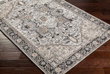 Liana Machine Washable Oriental Boho Beige Rug