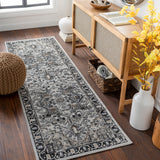 Liana Machine Washable Oriental Boho Beige Rug
