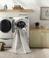 Livia Machine Washable Oriental Boho Ivory Rug