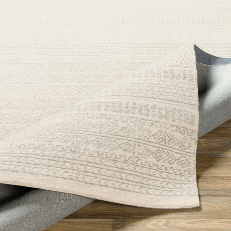 Vaniya Hand-Tufted Global Wool Grey Rug - Image 4