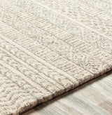Vaniya Hand-Tufted Global Wool Grey Rug