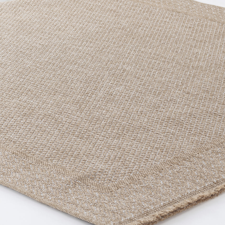 Nikki In- & Outdoor Cottage Jute-Look Beige Rug