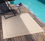 Nikki In- & Outdoor Cottage Jute-Look Beige Rug