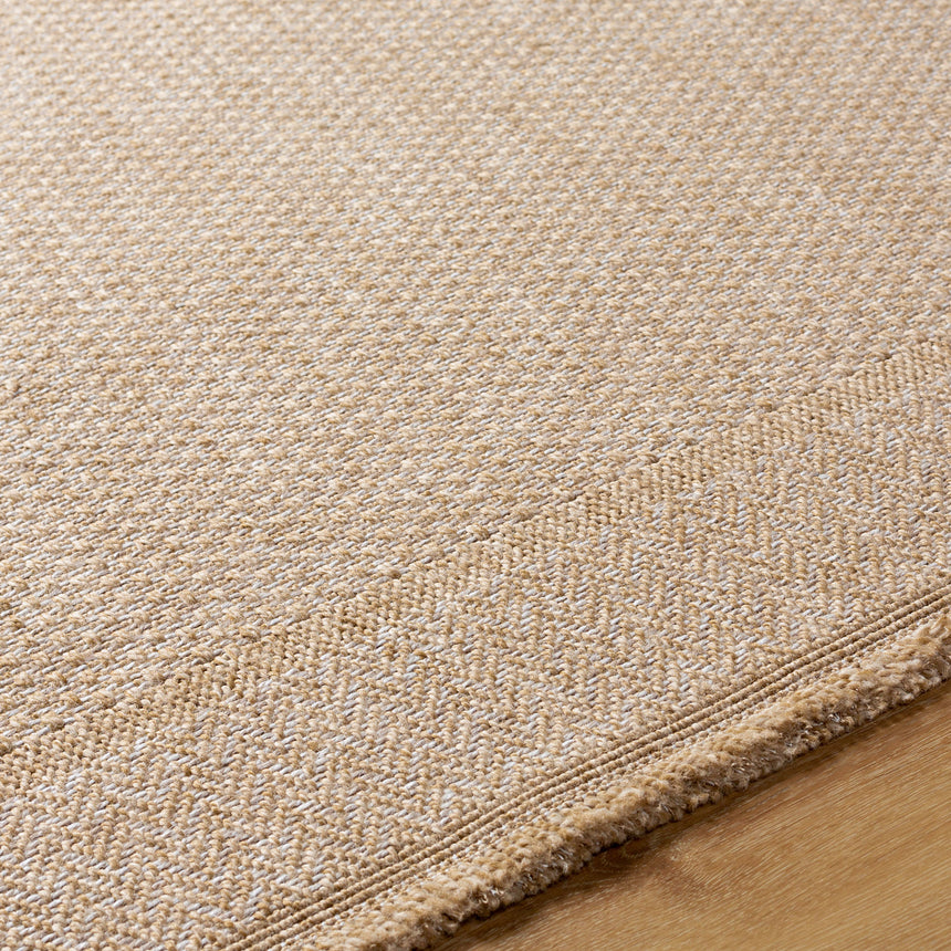 Nikki In- & Outdoor Cottage Jute-Look Beige Rug