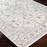 Sanvi Vintage Oriental Boho Light Grey Rug