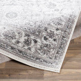 Sanvi Vintage Oriental Boho Light Grey Rug