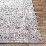Sanvi Vintage Oriental Boho Charcoal Rug