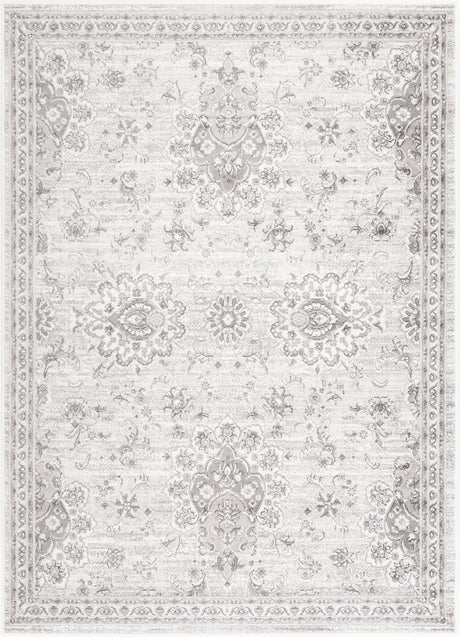 Urmi Vintage Oriental Boho Light Grey Rug - Image 1