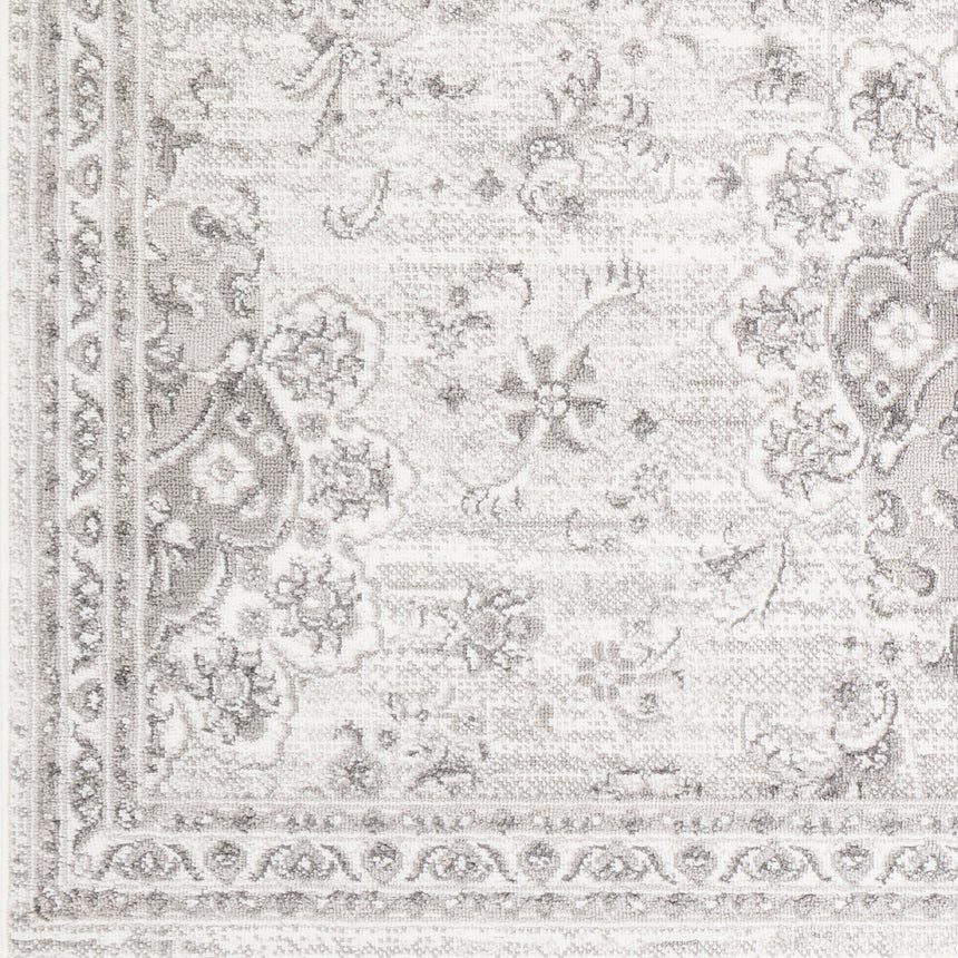 Urmi Vintage Oriental Boho Light Grey Rug