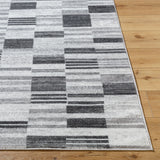 Vanya Scandi Modern Black Rug