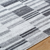 Vanya Scandi Modern Black Rug