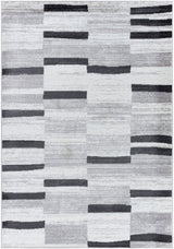 Aisha Scandi Modern Black Rug