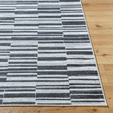Vartika Scandi Modern Black Rug