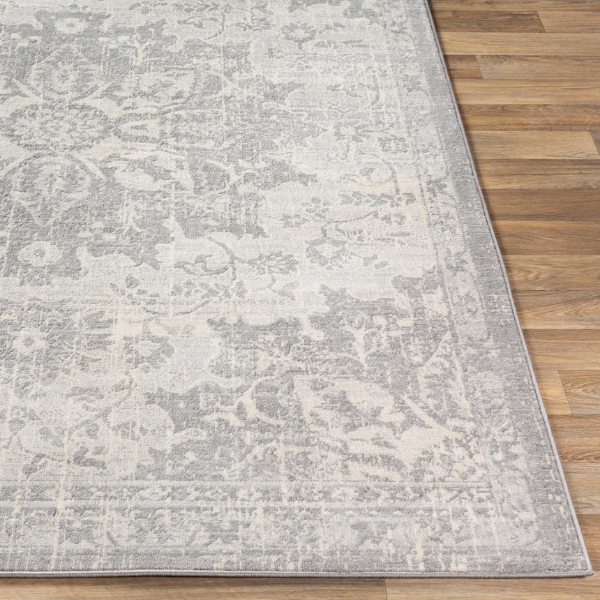 Sage Vintage Oriental Boho Medium Grey Rug