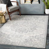 Sage Vintage Oriental Boho Medium Grey Rug