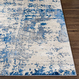 Victoire Abstract Modern Marble Sky Blue Rug - Image 5