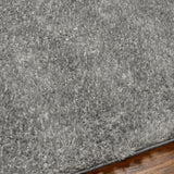Soso Shaggy Solid Color Plush Pile Dark Grey Rug