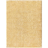 Soso Shaggy Solid Color Plush Pile Yellow Rug