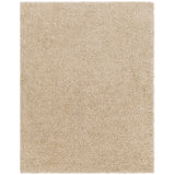 Soso Shaggy Solid Color Plush Pile Beige Rug