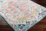 Maverick Vintage Oriental Boho Sky Blue/Garnet Rug